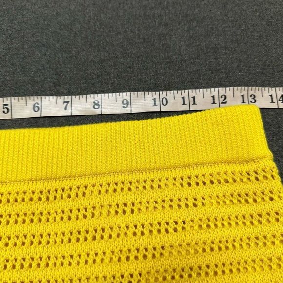 Everlane crochet knit midi skirt sz s small organic cotton - Picture 4 of 5